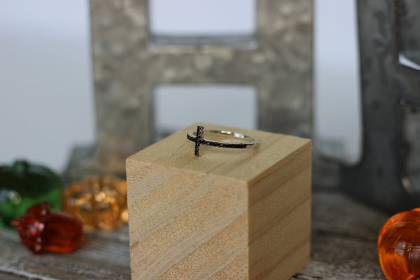 Sterling Cross Ring