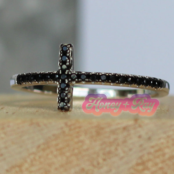 Sterling Cross Ring