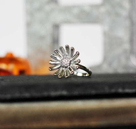 Sterling Silver Daisy Ring