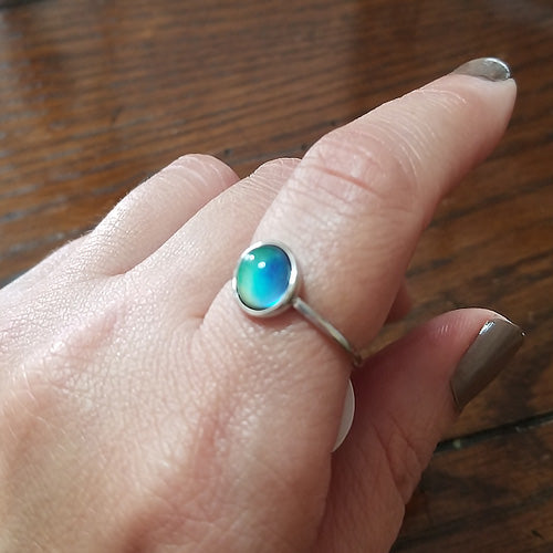 Groovy Mood Ring - Sterling Silver