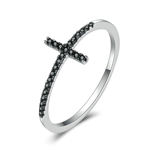 Sterling Cross Ring